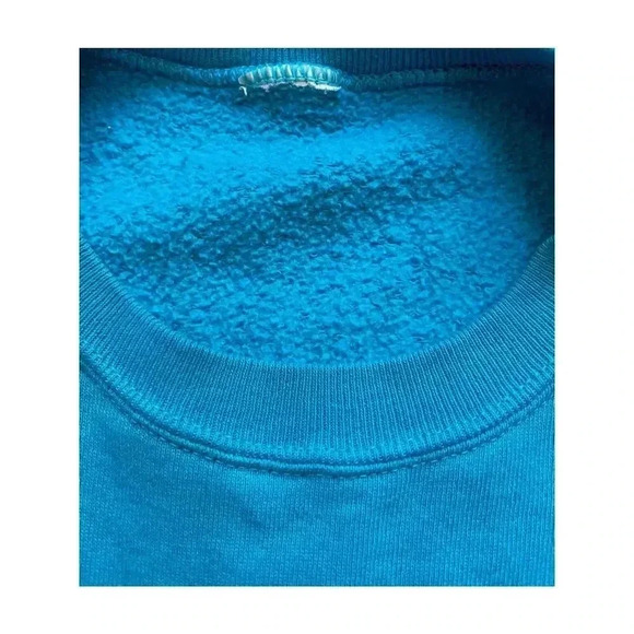 Vintage 80s Minnesota Crewneck Sweatshirt Bright Blue - Picture 6 of 11